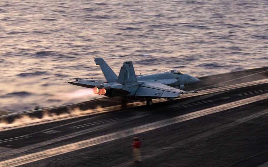 US Navy Jet Falls into Red Sea; Evasive Maneuver Possible Cause