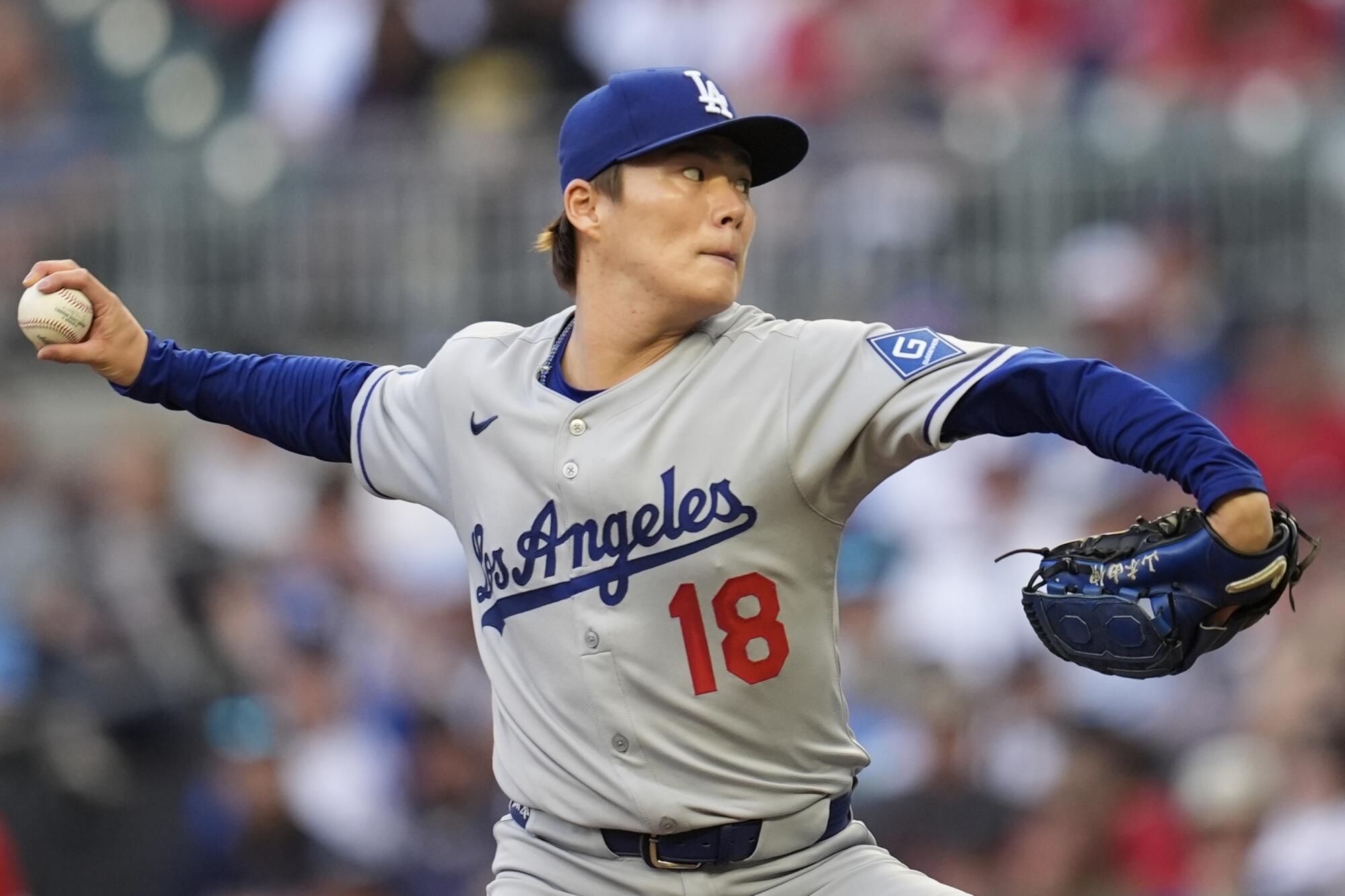 Yamamoto Dominates Braves, Dodgers Win Sixth Straight, ERA Down to 0.90