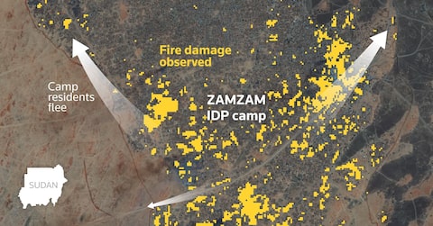 Violence Engulfs Zamzam Camp in Darfur, Sudan, Displacing Hundreds of Thousands