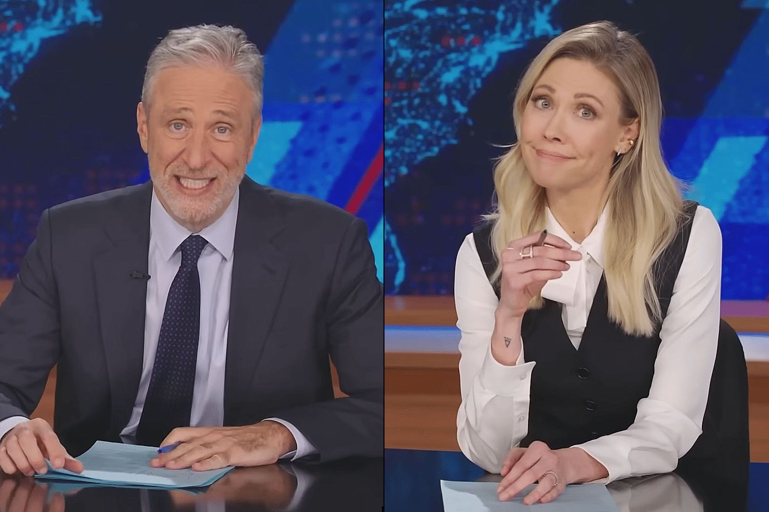 Jon Stewart Returns to 'Daily Show' Tonight; Desi Lydic Hosts Mid-Week