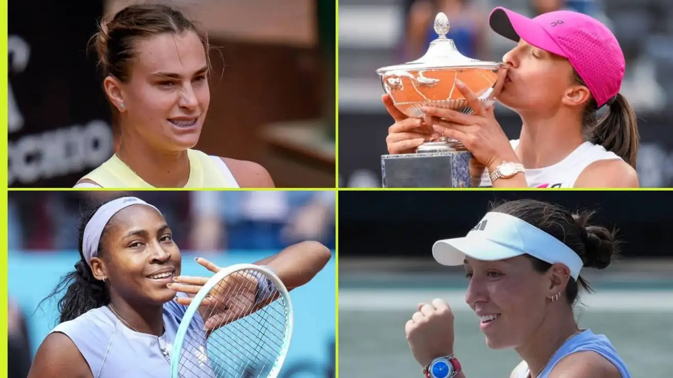 Swiatek and Sabalenka Headline Rome WTA; Gauff, Andreeva Potential Quarterfinal