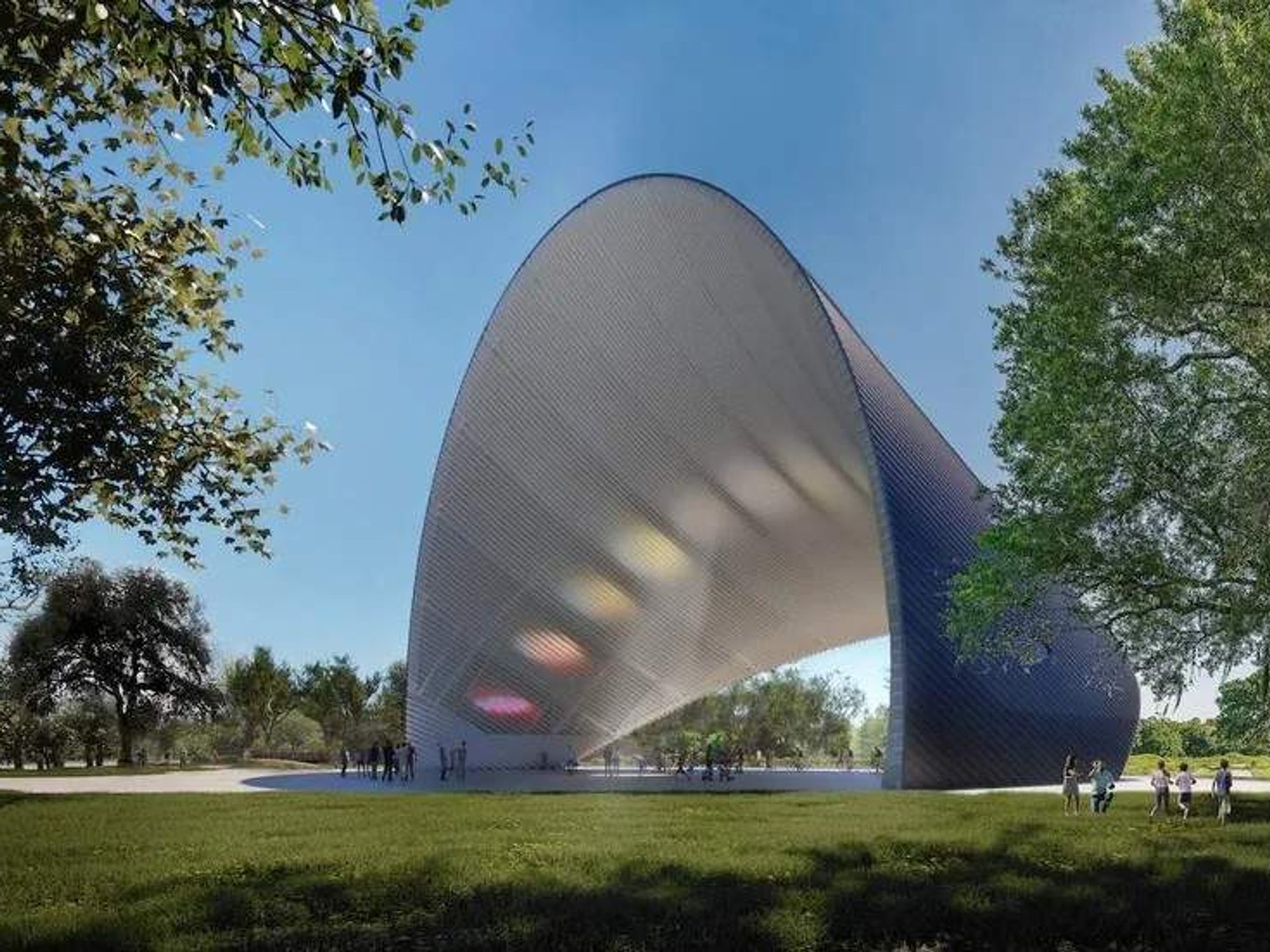 $20M 'Arch of Time' Sculpture to Power Houston Park with Solar Energy