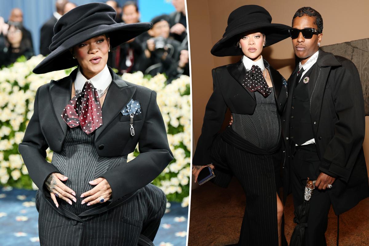 Rihanna and A$AP Rocky Announce Third Pregnancy at 2025 Met Gala