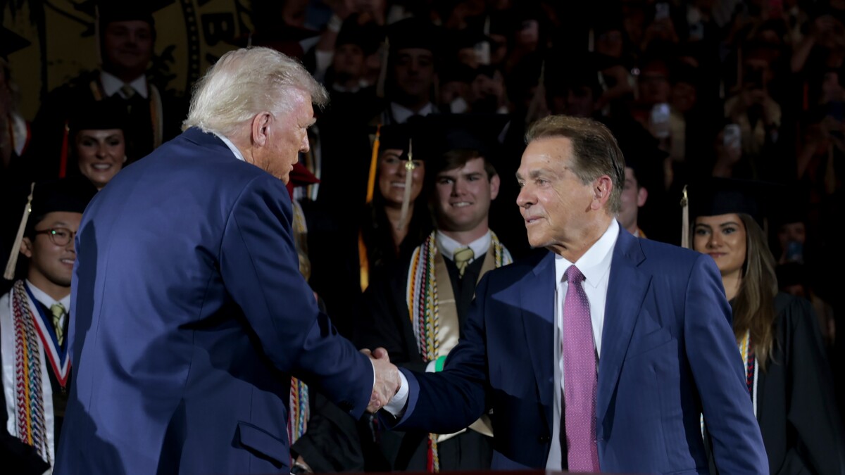 Trump Considers College Athlete Payment Executive Order with Saban's Input