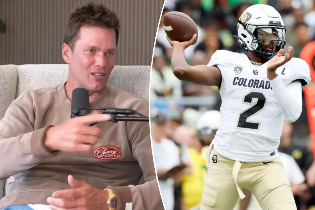 Tom Brady Advises Shedeur Sanders After Draft Slide, Fan Files $100M Lawsuit