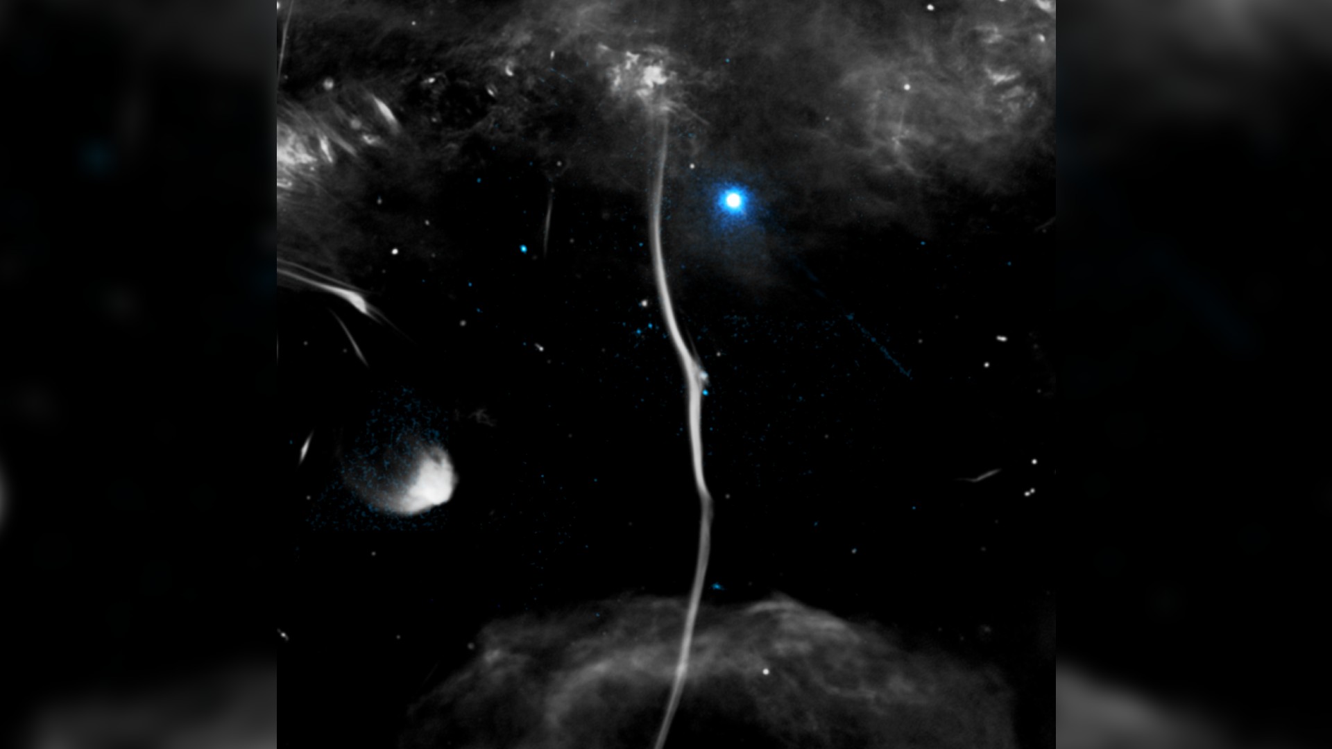 Pulsar Impact Likely Caused Fracture in Milky Way's Giant 'Cosmic Bone'