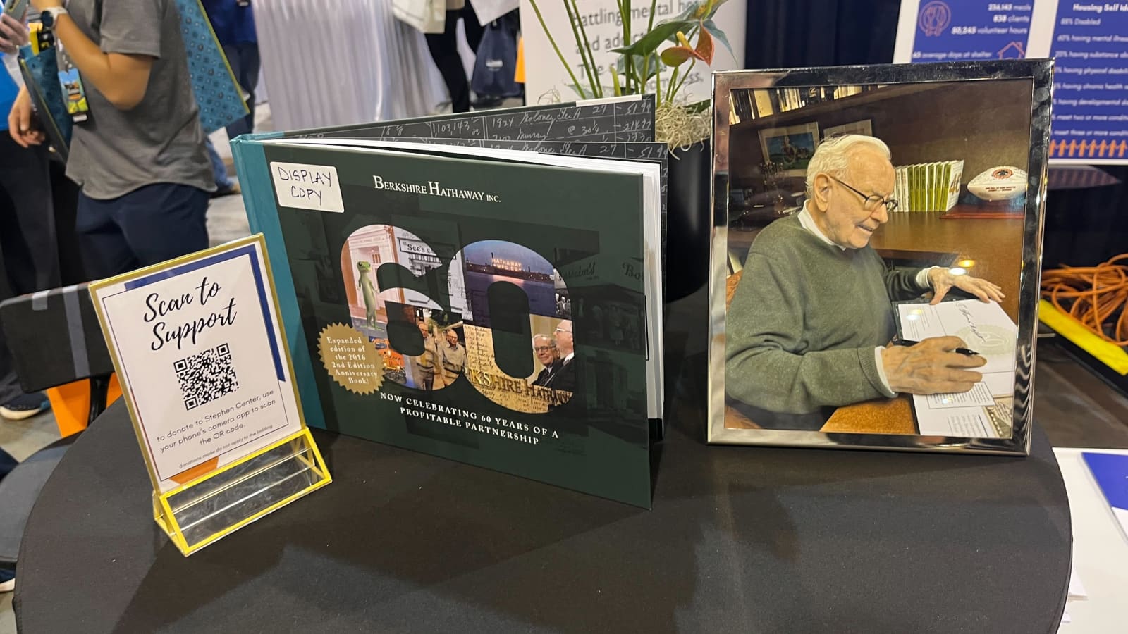 Buffett's Signed Books Auction Raises $1.3M for Omaha Homeless Charity