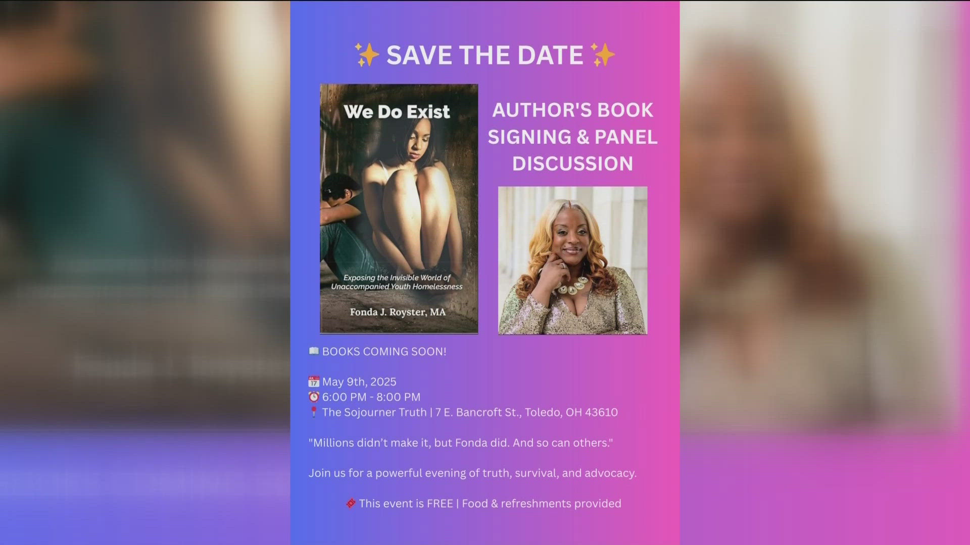 Toledo Advocate Pens Book on Teen Homelessness, Dating Violence: 'We Do Exist'