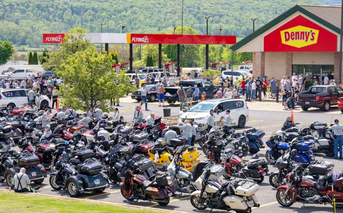 Kyle Petty Charity Ride Visits Mill Hall, Raising Funds for Victory Junction