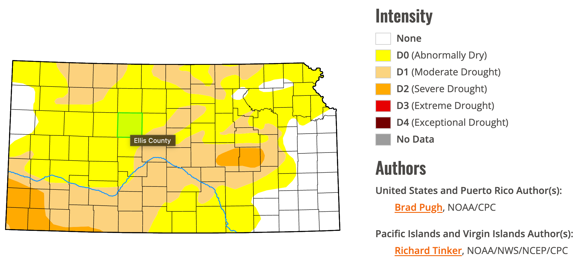 Hays, Kansas Receives Rainfall, Drought Conditions Ease
