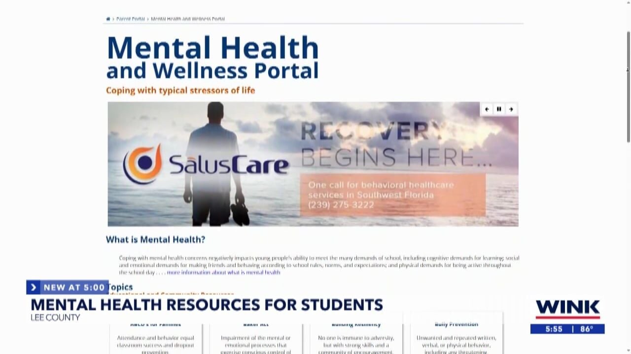 Lee County Schools Launch Mental Health Portal for Students and Families