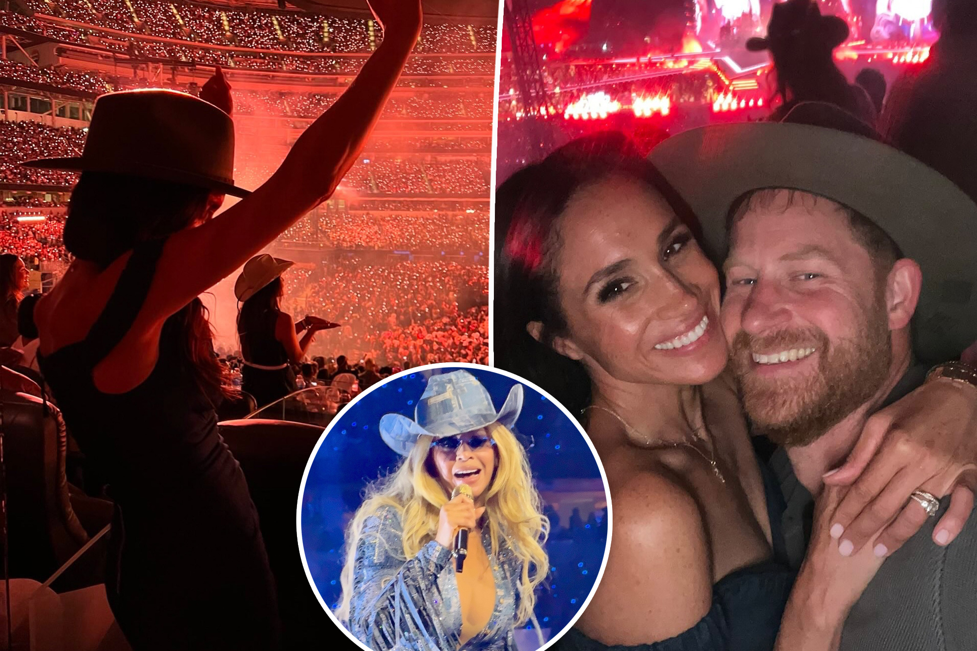Harry and Meghan Enjoy Beyoncé Concert Amid Security Concerns, Show PDA