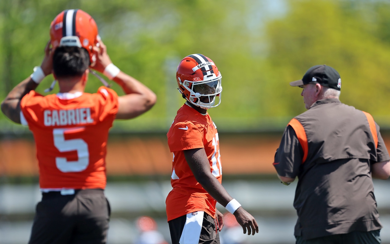 Browns Rookies Gabriel and Sanders Navigate QB Competition After Draft