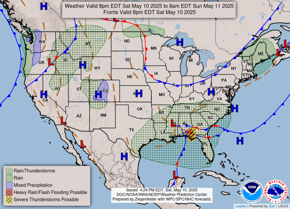 Atmospheric River Brings Torrential Rain, Flood Risk to Florida and Southeast